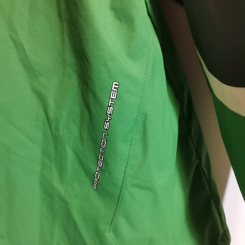 Protection System Green Hooded Jacket Sz M(10-12)  Boys